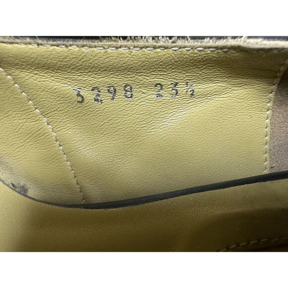 Strawberry‎ Field Whimsygoth Black Heels Pumps Leather Flower Retro 23.5 SZ US 7 - Picture 9 of 12